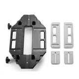 Woodworking Hinge Locator W/ Router Bit Alloy Guide Plate Slotting Opener Jig Slot hine Installation Lock Fixer