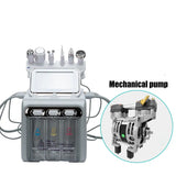 6 in 1 instrument Oxygen Jet Microdermabrasion Dermabrasion RF Spa Facial hine Vacuum face Water Hydro Diamond Peeling Household Beauty Equipment
