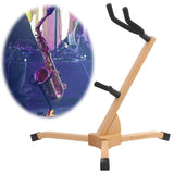 Wooden Stand Bracket Saxophone Display Holder for Alto Tenor Sax Accessories