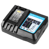 For DC18RC Battery with LED Display 14.4V 18V 6AH Bl1830 Bl1430 BL1860 BL1890 Tool Power Charger EU Plug