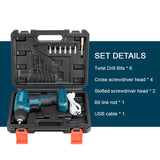 8V Electric Screwdriver Cordless Portable Drill Rechargeable Lithium Battery Mini Driver Household Power Tools
