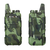RT22 walkie talkie camouflage color pair, thin mini, hot selling American channel