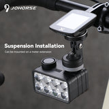 LED Front Rechargeable Light with Horn MTB Bicycle Head Lights Cycg Bike Safety Lamp for Night Riding