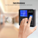 Access Control Attendance hine Fingerprint/Password/ID Card Recognition Time Clock with 2.4 Inch Display Screen