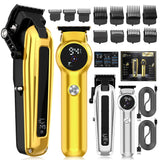 2024New RESUXI 102 Men's Clipper Set Cordless Hair Cutting hine Barber Professional Beard Trimmer for Men