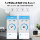 Tuya WiFi Thermostat Air Conditioner IR Temperature Humidity Infrared Controller USB Power LCD Touch Screen Google Home Alexa