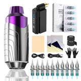 TBQ32P199 Tattoo Machine Complete Set Wireless Battery Tattoo Pen Motor Tattoo Machine In One Machine Tattoo Equipment