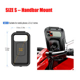 Motorcycle Waterproof Phone Holder for Bike/Bicycle/Motorcycle Handlebar Mount Rearview Mirror Touch-Screen