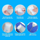 Breathable Outdoor Cool Ice Vest Heat Resistant Heatstroke Prevention Cool Vest NEW