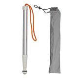 Cane 1.28m Bd Walking Stick Metal Portable Shockproof Lightweight Anti Slip for Visually Impaired People