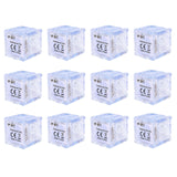 12Pcs Multi Color Flashing Glow In The Dark LED Light Ice Cube Glowinthedark For Drinking Party