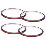 10 rolls 33mx3mm Resistant Heat Temperature Adhesive Tape Sublimation Mug Tape,Brown color