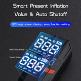 150PSI Iator Mini Electric Tire with LED Light Cordless Air Compressor Quick Iation Pump for Motorcycle Ball Car