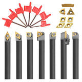 8mm 10mm 12mm 16mm Shank Holder Boring Bar Tool Lathe Cutter CNC Metal Turning Rod Holders and Inserts
