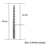 1/8In 3Mm High Steel Burr Bits Carbide Cutters Rotary Files Reamers Wire Cutter Tire Repair Tool