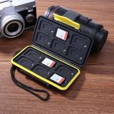 Multi-grid Water-Resistant Memory Card Case Anti-Shock Saving Deposit Card Box Large Capacity Portable for ID Credit Card Holder
