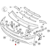 51117042702 Plastic Front Towing Flip Cover For E65 E66 745I 745Li 760I 760Li 2002-2005 Bumper Tow Hook Eye Cap Lid