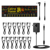 New Caline Cp-206 Supply 12 Isolated Output Tuner Short Circuit /Overcurrent Protection Guitar Effect Power Supply Pedals