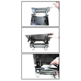 Sell Like Hot Solid Flip-up Winch Roller Fairlead License Plate Holder Bracket Mount Stainless Steel Black For 8 3/4" Mounting