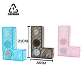 CRUSHER L Shaped Acrylic Hookah Set with LED Lights Smoking Water Pipe Narguile Complete for Party Pipes Accessories
