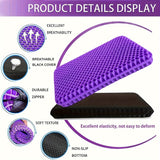 Long effect purple for sitting, soft and breathable, wheelchair pad, gel pad