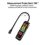 ZL73B Leak Detector 50-10000ppm Rechargeable Sound Alarm Combustible Flammable Natural Methane Liquefied Gas Analyzer