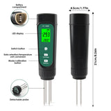 3 In 1 Soil PH Meter EC Conductivity Temperature Humidity Soil Tester Moisture Acidity Tester Moisture Meter For Plant Flowers