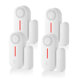 Door Window Home Security Wireless Magnetic Sensor Anti-Theft Alarm Sound and Light WiFi Smart Voice Tuya APP Control