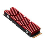 M.2 2280 SSD Cooler Radiator NVME NGFF Heat Cooler Radiator Aluminum Alloy with Thermal Silicone Pad for PS5 Game Console