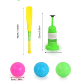 Kids Set Training Automatic Launcher Bat Toys Indoor Outdoor Sports Baseball Games For Children