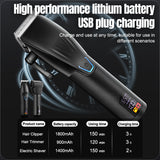 RESUXI 362 New 3 in 1 Professional Clipper and Electric Set for Barber Men Trimmer Shaver Hair Cutting hine