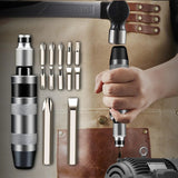 Impact Screwdriver Bits Set Reversible Remover Tightener Heavy Duty Screw Driver Tools Home Repair Accessories