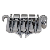 3 Point 4 String Bass Bridge Tailpiece Zinc Alloy Bridges with Saddle Replacement Parts for Style Bass,Sier