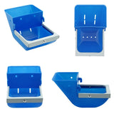 5PCS Rabbit Feeder Food Container Box Hopper Rabbit Cage Rex Rabbit Anti Pickling Feed Trough Feeders Automatic Farm