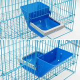 5PCS Rabbit Feeder Food Container Box Hopper Rabbit Cage Rex Rabbit Anti Pickling Feed Trough Feeders Automatic Farm