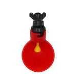 5Pcs Chicken Water Bowl Automatic Drinker Cups Thread Filling Waterer Poultry Drinking Bowl for Chickens Quail Bird Cage