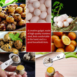 5Pcs Pigeon Quail Egg Scissor Bird Egg Cutter Opener Kitchen Tool Clipper Scissors Cracker Cigar Stainless Steel Blade