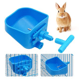 5Pcs Rabbit Feed Bowl Drinking Bowl Pet Rabbit Automatic Water Drinker Rabbit cage fix cup Raising Fox Mink Drinking Bowl