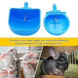 5Pcs Rabbit Feed Bowl Drinking Bowl Pet Rabbit Automatic Water Drinker Rabbit cage fix cup Raising Fox Mink Drinking Bowl