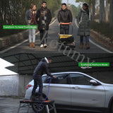 250KG Portable Mobile Platform Ladder 7 in 1 workbench horse stool stainless steel diy mobile platform ladder