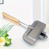 1pc Toast Griddle, Sandwich Mold Griddle, Mini Double Sided Frying Pan, Breakfast Pot, Sandwich Baking Pan