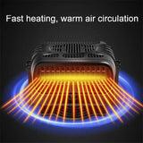Fan 200W 12V/24V Electric Coog Heating Auto Windshield Defroster Deing Demister Car Anti-Fog Heater