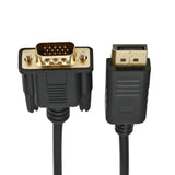 DisplayPort Display Port DP VGA Adapter Cable 1.8m to Male Converter for PC Computer Laptop HDTV Monitor Projector