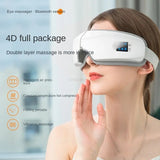 Bluetooth 4 d hot compress air pressure gauge the protect eye massager