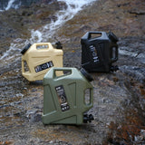10/12L Outdoor Bucket Large-Capacity Portable Camping Bag Container with Faucet Driving Water Tank for Picnic Hiking