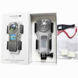 40M Camera Underwater Waterproof Housing Case for for Insta360 One RS Panoramic Camera Waterproof Case One Inch Leica Version