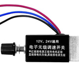 1Pc Regulator DC 12V/24V 10 a Motor Speed Controller Switch for Car Truck Fan Heater Control