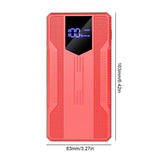 20000mAh 12V Portable Jump Starter Multifunctional Power Bank Digital Display Battery Charger Car Emergency Booster