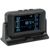 Tire Pressure Monitoring System RV TPMS High Accuracy Universal 4 Alarm 15bar Wireless with 10 Sensors for Camper for Trailer