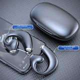 JR02 Wireless Bluetooth Earphones Are Designed For Outdoor Use With No In Ear Two Ear Loop And Long Lasting Battery Life